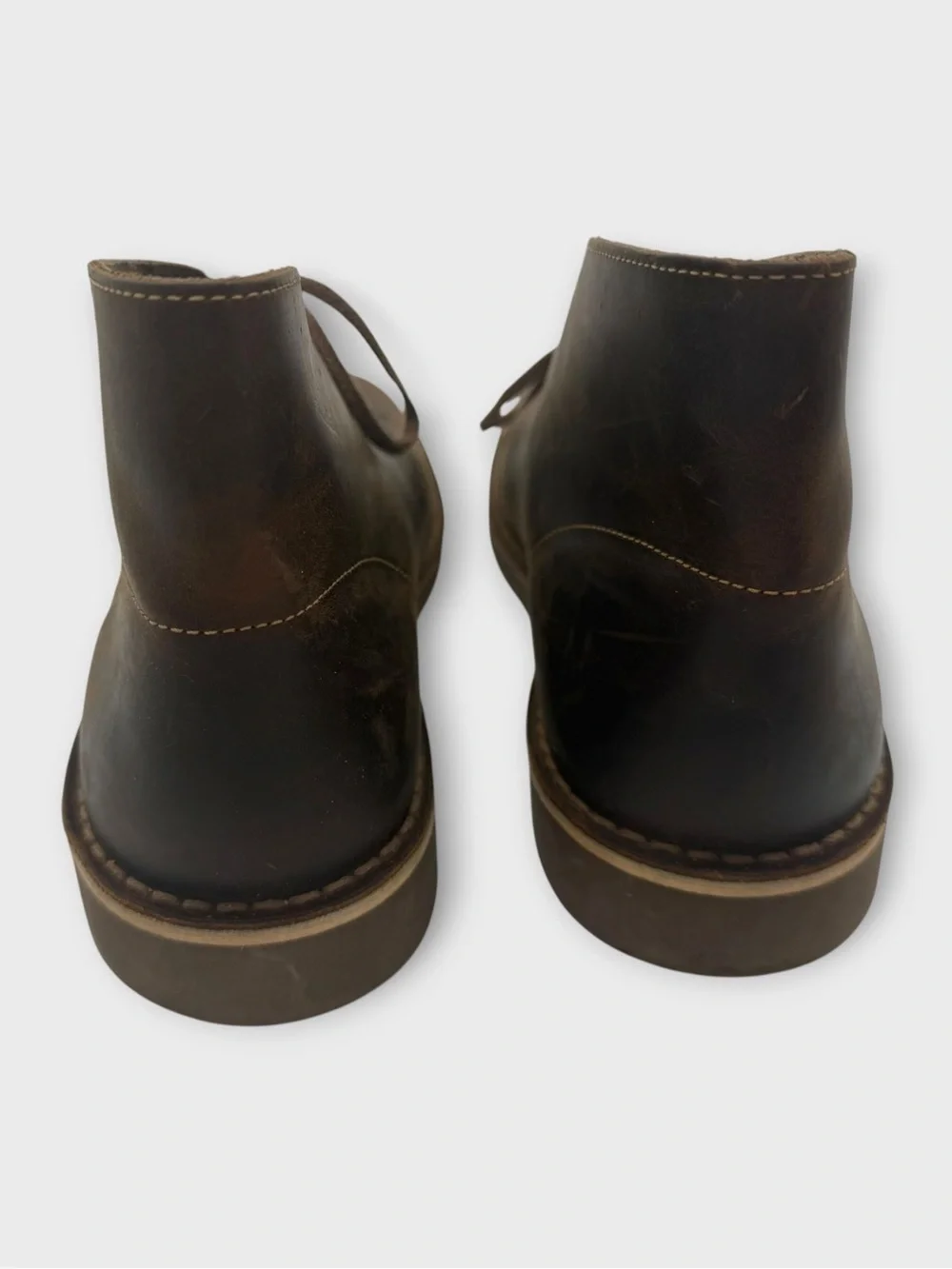Clark’s Leather Chukka Boots - Classic Lace-Up Style Size 10.5 NICE!!